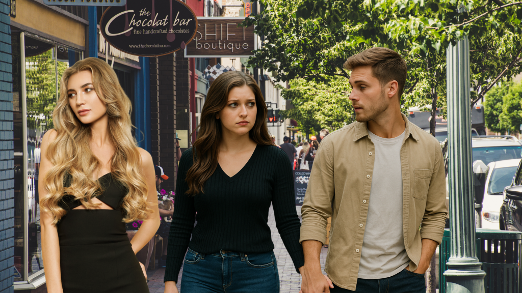 Every time you compliment her, you crush me